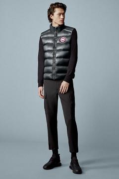 Chamarras Canada Goose Hombre Mexico - Crofton Chalecos Grises SI1360245